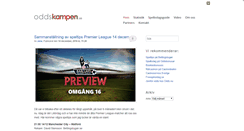 Desktop Screenshot of oddskampen.se