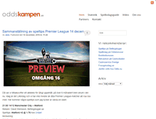 Tablet Screenshot of oddskampen.se